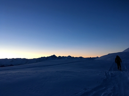 Monte Fibion Brenta Dolomites - Skiing Canale del Boomerang, Monte Fibion, Brenta Dolomites (Martin Giovanazzi, Vincenzo Mascaro 05/12/2019)