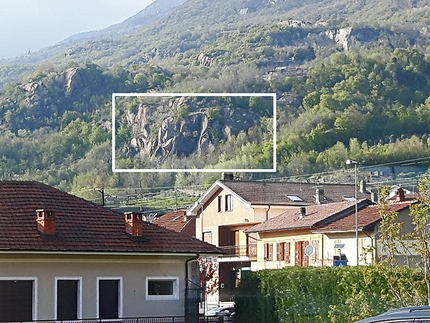 Falesia degli Artisti, Val di Susa - La Falesia degli Artisti a Borgone di Susa, Val di Susa