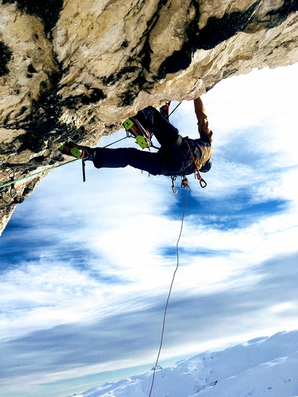 Pale di San Martino Dolomiti - Indusia, Altipiano delle Pale Col dei Cantoni, Pale di San Martino, Dolomiti (Renzo Corona, Flavio Piccinini 07/12/2019)