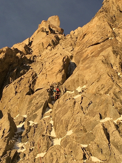 Pointe de l'Androsace, Monte Bianco, Denis Trento, Filip Babicz - Forza Gioele, Pointe de l'Androsace, Monte Bianco: Filip Babicz sul quarto tiro