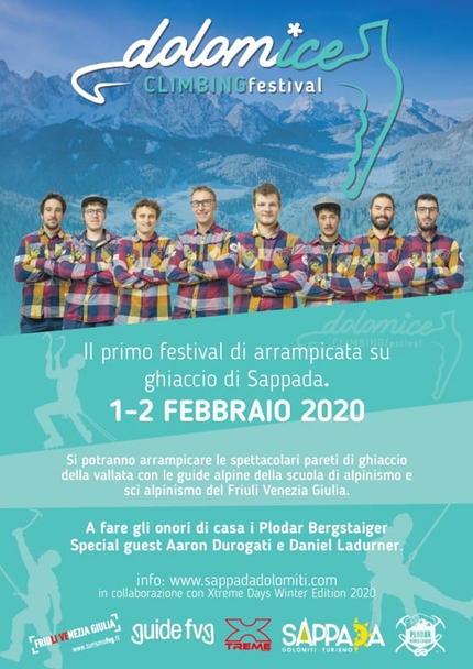 DolomICE - Dal 31 Gennaio al 2 Febbraio 2020 si terrà DolomICE, il Festival di ice climbing a Sappada nelle Dolomiti.