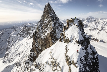 Cervino Grandes Murailles - Cervino Grandes Murailles: primo concatenamento invernale in 4 giorni e 40 ore complessive per François Cazzanelli e Francesco Ratti. Dal 20 al 23 gennaio 2020 le due guide alpine hanno salito la Catena Furggen, il Cervino, la Catena delle Grandes Murailles e la Catena delle Petites Murailles.