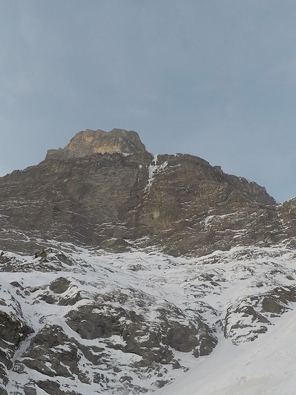 Rochers de Gagnières, nuova via di misto nelle Alpi Chablais di Simon Chatelan e Nicolas Jaquet