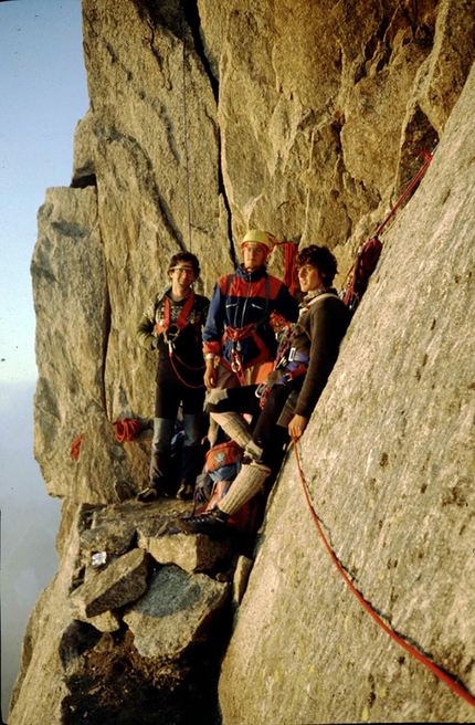 Valle Orco - Generazione Sitting Bull - Mario Ogliengo, Sandro Zuccone e Andrea Giorda al Bloc Coincé al Dru, 1981