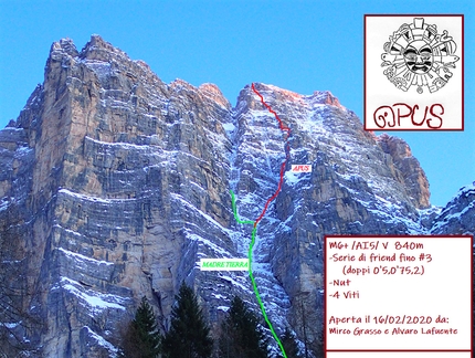 Rocchetta Alta di Bosconero, nuova via di Mirco Grasso e Alvaro Lafuente nelle Dolomiti di Zoldo