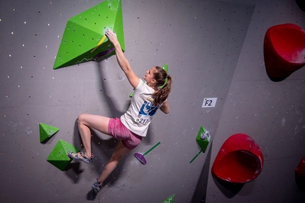 Coppa Italia Boulder 2020 - Andrea Ebner durante la prima tappa della Coppa Italia Boulder 2020 di Prato
