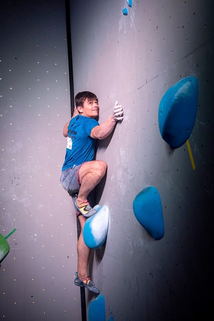 Coppa Italia Boulder 2020 - Pietro Biagini durante la prima tappa della Coppa Italia Boulder 2020 di Prato