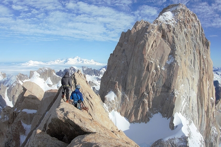 Aguja Poincenot Patagonia, Matteo Bernasconi, Matteo Della Bordella, Matteo Pasquetto - Repeating the 40° Ragni di Lecco route on Aguja Poincenot in Patagonia