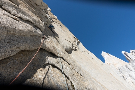 El Mocho, Patagonia - Jurassic Park on El Mocho in Patagonia first ascended by Matteo della Bordella and Matteo Pasquetto