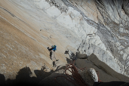 El Mocho, Patagonia - Jurassic Park su El Mocho in Patagonia salita da Matteo della Bordella e Matteo Pasquetto