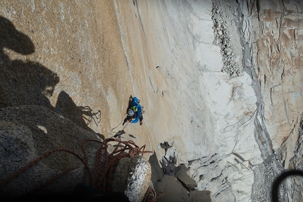 El Mocho, Patagonia - Jurassic Park su El Mocho in Patagonia salita da Matteo della Bordella e Matteo Pasquetto