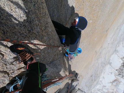 El Mocho, Patagonia - Jurassic Park on El Mocho in Patagonia first ascended by Matteo della Bordella and Matteo Pasquetto