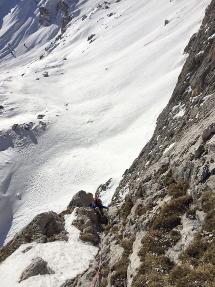 Catinaccio Dolomiti, Florian Leitner, Thomas Mair - Dim-Ice, Catinaccio, Dolomiti: sulla Dimai