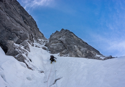 Triglav Slovenia, Matej Balažic, Marjan Kozole - For Friends, Triglav parete nord, Slovenia: sul primo tiro