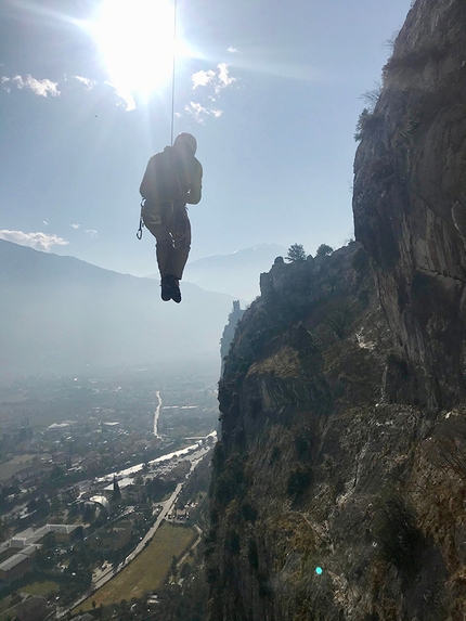 Monte Colodri Arco, Valle del Sarca - Francesco Salvaterra su Magic Trip, Monte Colodri parete sud, Valle del Sarca