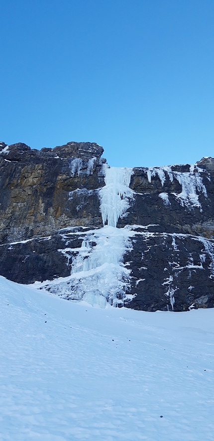Valle del Braulio, Bormio cascate di ghiaccio  - Cascate di ghiaccio in Valle del Braulio, Bormio: Cascata Braulio