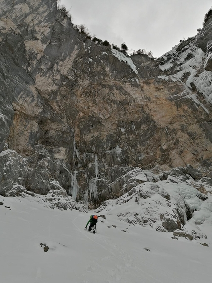 Luis Penín, David López Sáenz, Ehrwald, Austria  - Luis Penín and David López Sáenz at Ehrwald in Austria  that hosts their mixed climb Gaia and Stirb Langsam put up by Michi Wohlleben