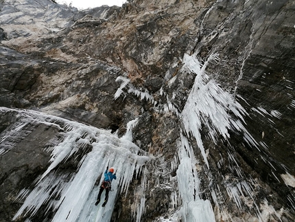 Luis Penín, David López Sáenz aprono Gaia a Ehrwald in Austria 