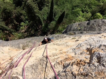 Monte Colodri Arco,  Alessandro Chiarani, Ivan Prandi - Sul primo tiro di Vino e Cioccolato al Monte Colodri di Arco