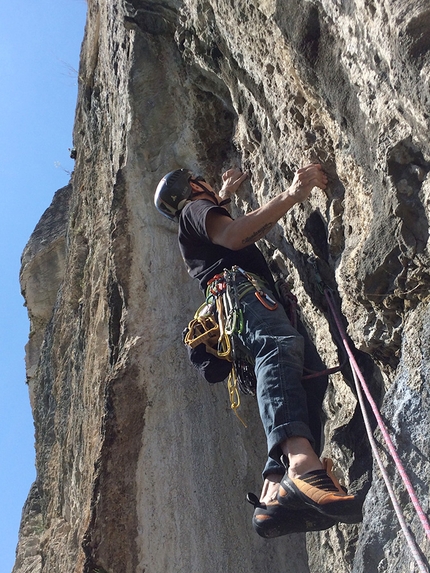 Monte Colodri Arco,  Alessandro Chiarani, Ivan Prandi - Sul secondo tiro di Vino e Cioccolato al Monte Colodri di Arco