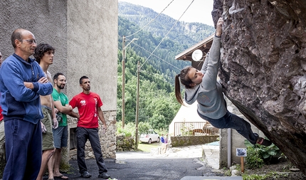 Petra Campana - Petra Campana al raduno boulder Gerolasass 2019