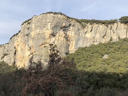 Buoux - The crag Buoux in France.