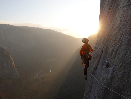 Da Yosemite alla Patagonia, in mezzo il Nepal, Giovanni Zaccaria - Fred Martin su The Nose, El Capitan, Yosemite