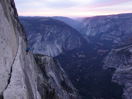 Da Yosemite alla Patagonia, in mezzo il Nepal, Giovanni Zaccaria - Thank God Ledge - Half Dome, Yosemite