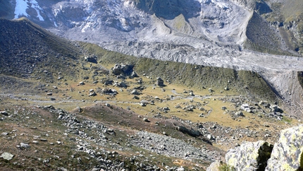 Macugnaga - Zamboni, boulder ai piedi del Monte Rosa