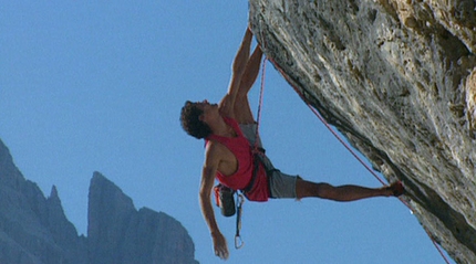 Le Dolomiti di Pierino Dal Prà - Pietro Dal Prà in una scena del pluripremiato film di Fulvio Mariani 'Le Dolomiti di Pierino Dal Prà'