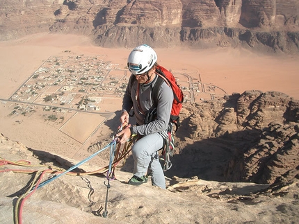 Wadi Rum - Sulla cima del Wisdom Pillar