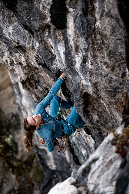 Anna Stöhr - Anna Stöhr climbing at Arco, Italy
