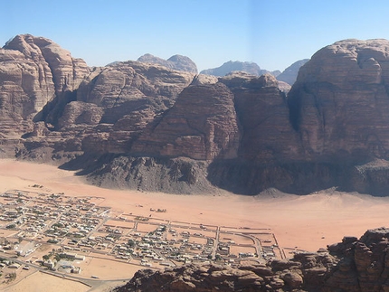 Wadi Rum - Vista generale del Wadi Rum