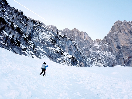 Mystic Train a Cima Scarason, sognando l'alpinismo invernale sulle Liguri