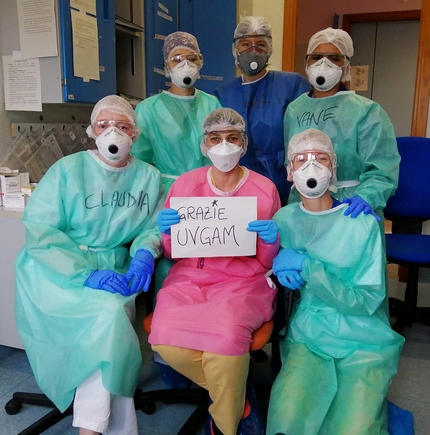 Coronavirus e solidarietà: le Guide Alpine Valdostane a sostegno dell'Ospedale di Aosta