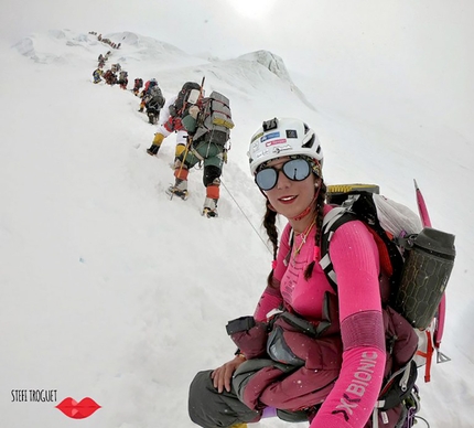 Stefi Troguet - Stefi Troguet sul Manaslu, settembre 2019