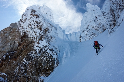 Cerro Torre Patagonia, Raphaela Haug - Cerro Torre Patagonia: in salita verso l'Elmo