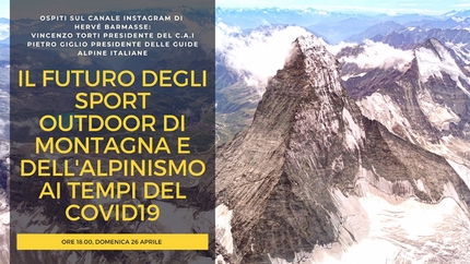 Hervé Barmasse, Vincenzo Torti e Pietro Giglio su Instagram live: la montagna ai tempi del Covid-19