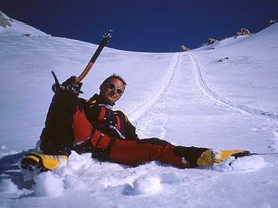 Patagonia Luca Maspes - BOB - Il più rapido sistema per scendere dal Cerro Hermoso. Si contano i danni al sedere al termine della prima sfida di velocità su piste parallele…