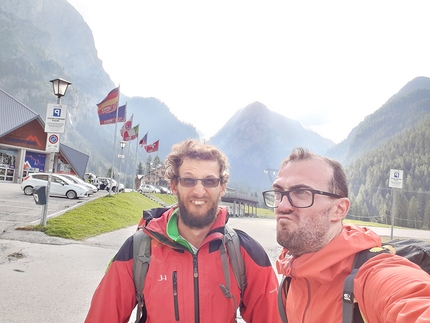 Tempo ai Tempi, Dario Bertoletti, Edoardo Rovetta - Tempi Moderni, Marmolada: Edoardo Rovetta e Dario Bertoletti, foto di rito