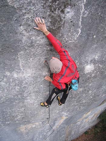 Arrampicata: Bain de sang, 9a, per Scarian e Manolo