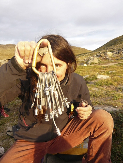 Baffin Island Mount Asgard - Mt. Asgard Baffin Island: expert aid climber Silvia Vidal and her Babies