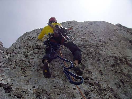 Arrampicata: Baby Climbing, nuova via sulla sud della Presolana orientale