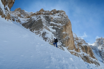 Ala Dağlar Turchia, Miroslav Peťo, Robert Vrlák, Rastislav Križan - Scialpinismo Aladağlar: neve profonda nella Yasemin couloir