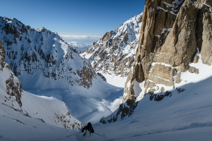 Ala Dağlar Turkey, Miroslav Peťo, Robert Vrlák, Rastislav Križan - Aladağlar ski mountaineering: powder skiing in Yasemin couloir