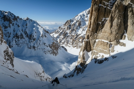 Ala Dağlar Turchia, Miroslav Peťo, Robert Vrlák, Rastislav Križan - Scialpinismo Aladağlar: polvere nel Yasemin couloir