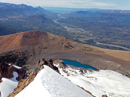 Cerro Castillo, Patagonia Cile, Andrea Migliano, Domenico Totani - Cerro Castillo in Patagonia: sulla cresta di neve