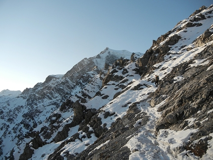 Gran Zebrù, Ortles - Dal Gran Zebrù all'Ortles: in discesa lungo la via normale all'Ortler