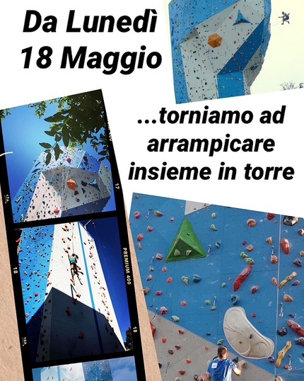 Up Urban Climbing - Da lunedì 18 maggio 2020 sarà possibile tornare ad arrampicare sulla torre esterna della palestra di arrampicata Up Urban Climbing a Bologna