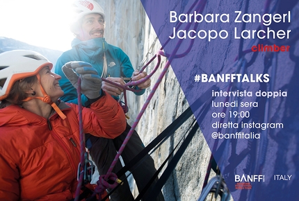 #BanffTalks: gran finale alle 19 con Jacopo Larcher e Barbara Zangerl